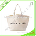 For Shopping Or Travel Carry Cosmetic Bag Plain Canvas Bag